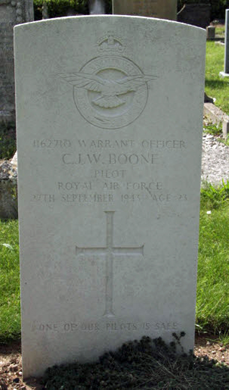 W/O Cecil Jack Walton Boone<br/><br /><br />died September 27th, 1943